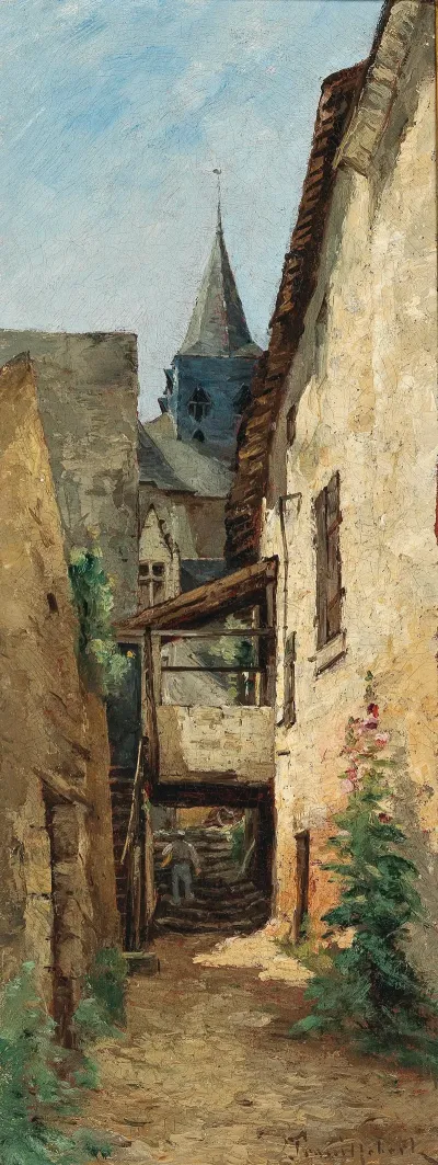 A Town Scene