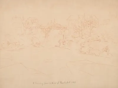 A Tracing Of A View Of Pawtucket