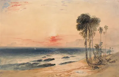 A Tropical Coast Sunset