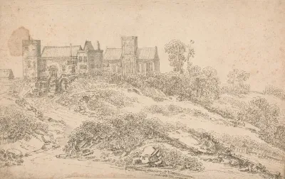 A Tudor Manor House And Church