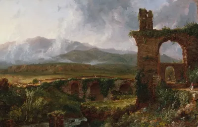 A View Near Tivoli Morning