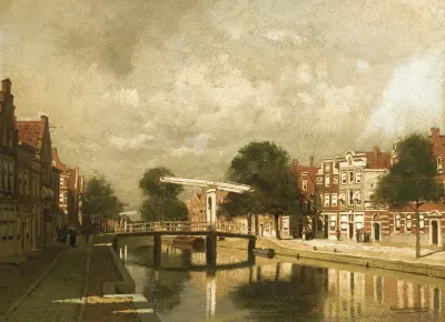 A View Of A Dutch Town