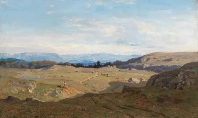 A View Of An Alpine Landscape