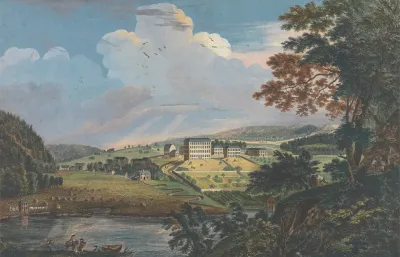 A View Of Bethlem The Great Morovian Settlement In The Province Of Pennsylvania