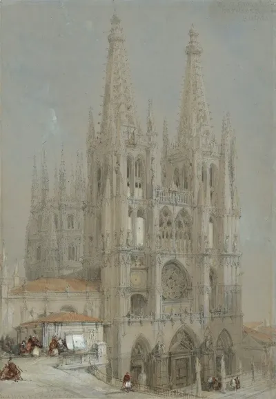 A View Of Burgos Cathedral Spain