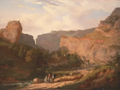 A View Of Cheddar Gorge