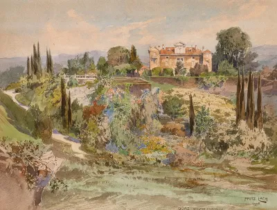A View Of Cronberg Castle In Gorz Palazzo Coronini In Goricia