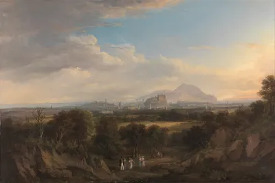 A View Of Edinburgh From The West