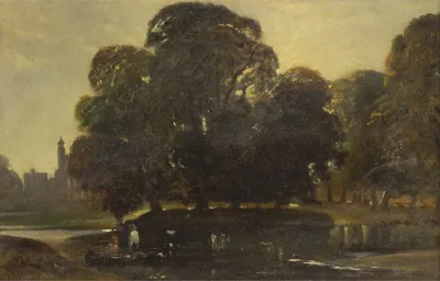 A View Of Eton And The Fellows Eyot