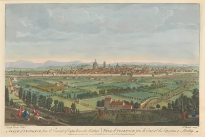 A View Of Florence From The Convent Of Capuchins At Montugi