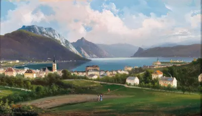 A View Of Gmunden On Lake Traunsee 2