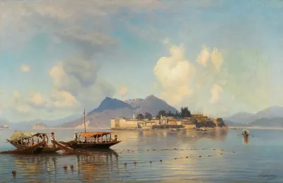 A View Of Isola Bella On Lake Maggiore