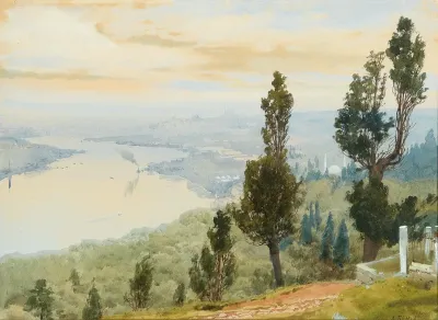 A View Of Istanbul From Eyup Cemetery 2
