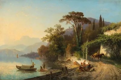 A View Of Lake Garda