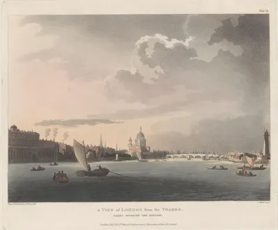 A View Of London From The Thames