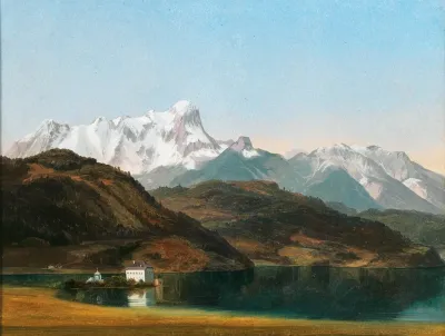 A View Of Maria Loretto On Lake Worthersee