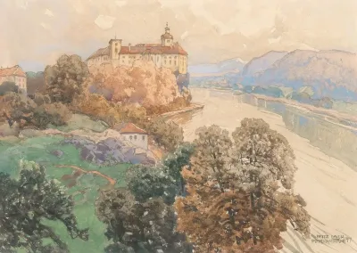 A View Of Persenbeug Castle