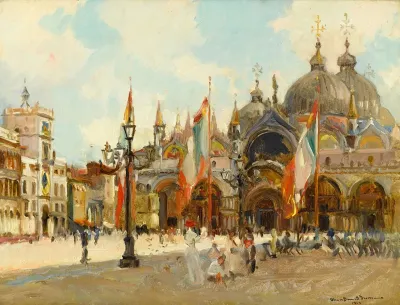A View Of Piazza San Marco Venice