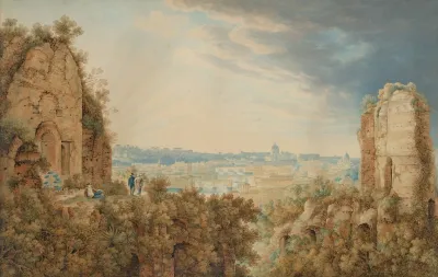 A View Of Rome From The Palatine