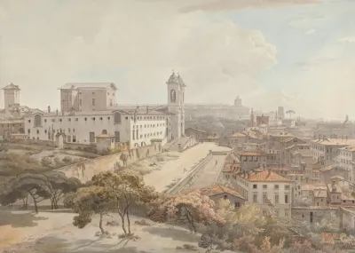 A View Of Rome Taken From The Pincio