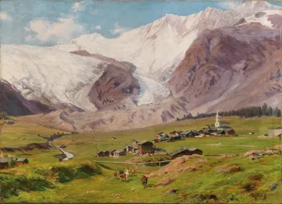 A View Of Saas Fee