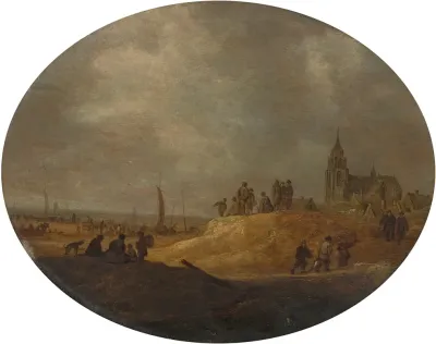 A View Of Scheveningen From The Dunes