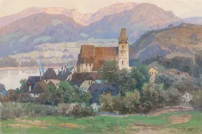 A View Of Spitz In The Wachau Valley