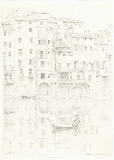 A View Of The Arno Florence