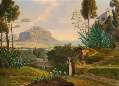 A View Of The Bay Of Palermo With Monte Pellegrino 2