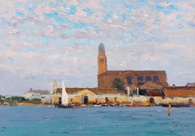 A View Of The Cathedral In Chioggia 2