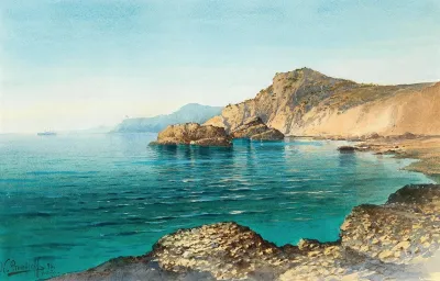 A View Of The Coast Of Portofino