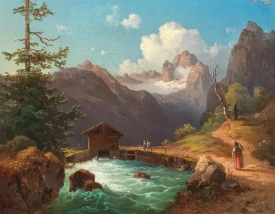 A View Of The Dachstein Massif