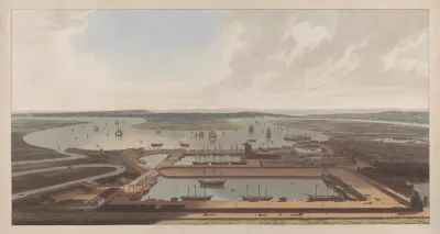 A View Of The East India Docks