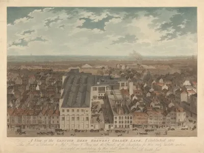 A View Of The Genuine Beer Brewery Golden Lane
