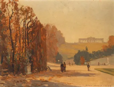 A View Of The Gloriette In Schonbrunn Palace