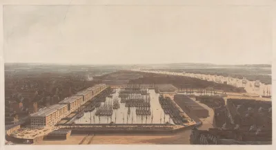 A View Of The London Dock