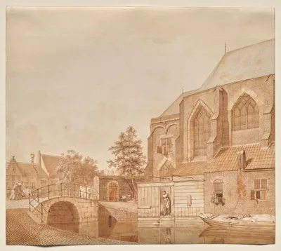 A View Of The Nieuwe Kerk Delft
