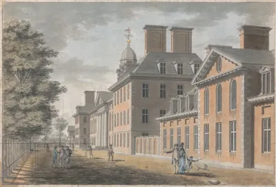 A View Of The North Front Of Chelsea Hospital