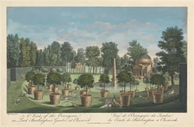A View Of The Orangerie In Lord Burlingtons Garden At Chiswick