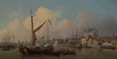 A View Of The Tower Of London Supposed On His Majestys Birthday