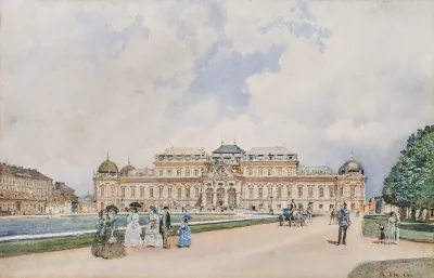 A View Of The Upper Belvedere Vienna