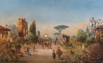 A View Of The Via Appia