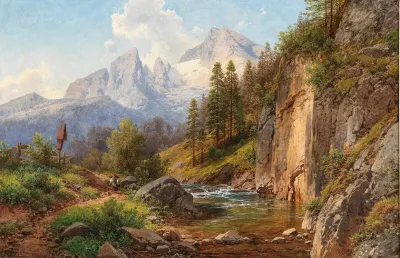 A View Of The Watzmann Mountain