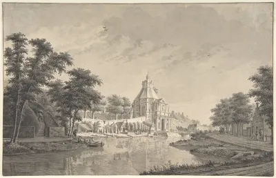 A View Of The Wittevrouwenpoort Utrecht