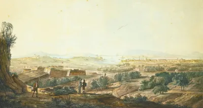 A View Of Toulon From The Fort Dartigues