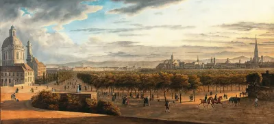 A View Of Vienna From The Terrace Of Palais Schwarzenberg