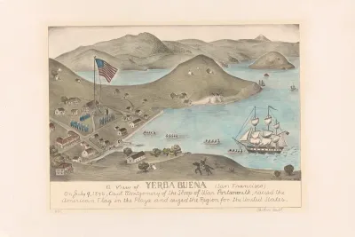 A View Of Yerba Buena San Francisco On July 9 1846