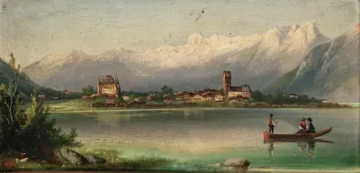 A View Of Zell Am See With Rosenberg Castle