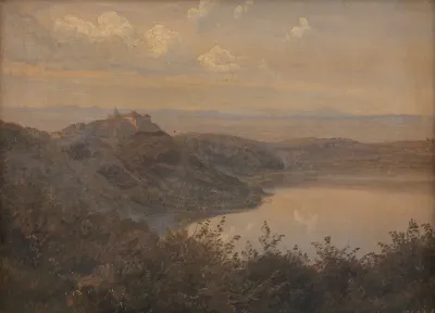 A View Towards Castel Gandolfo Italy