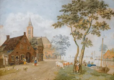 A Village By A Wide River